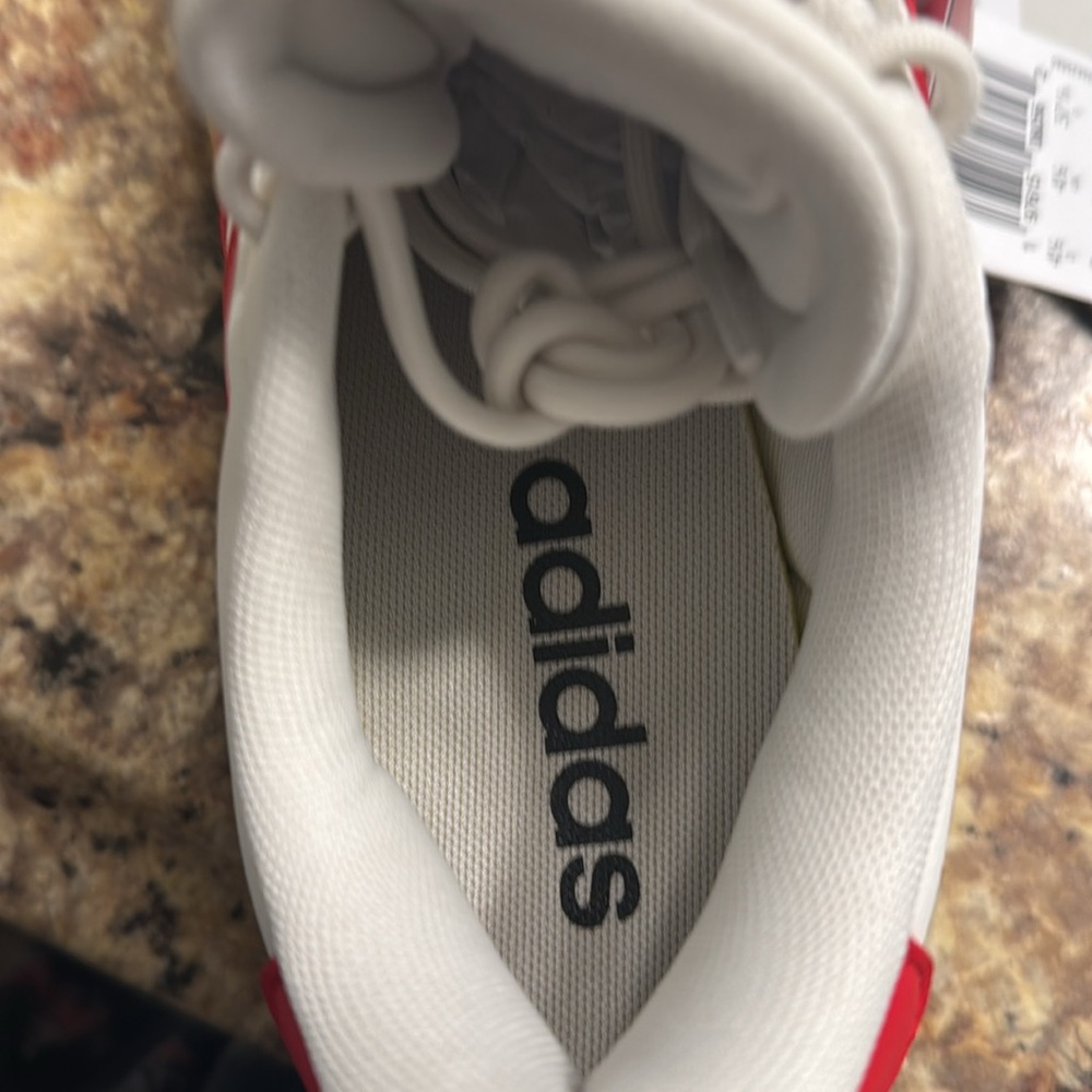 Adidas White and Red Sneakers - Picture 8 of 10